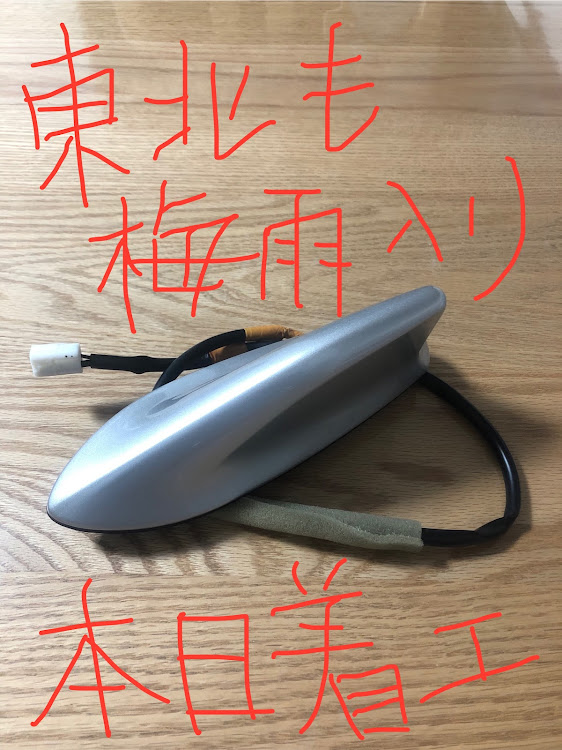 シエンタのトップノットアンテナ・ドルフィンアンテナ・シャーク