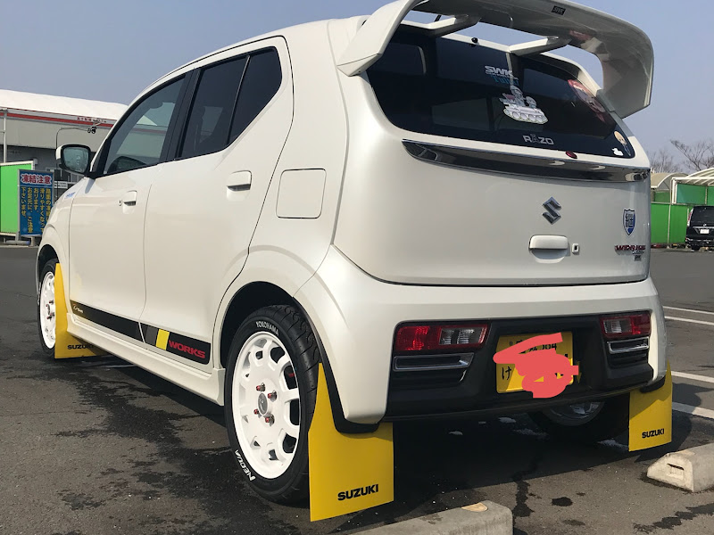 アルトワークスのHA36S・SWK・スズキワークス久留米・WRウイング