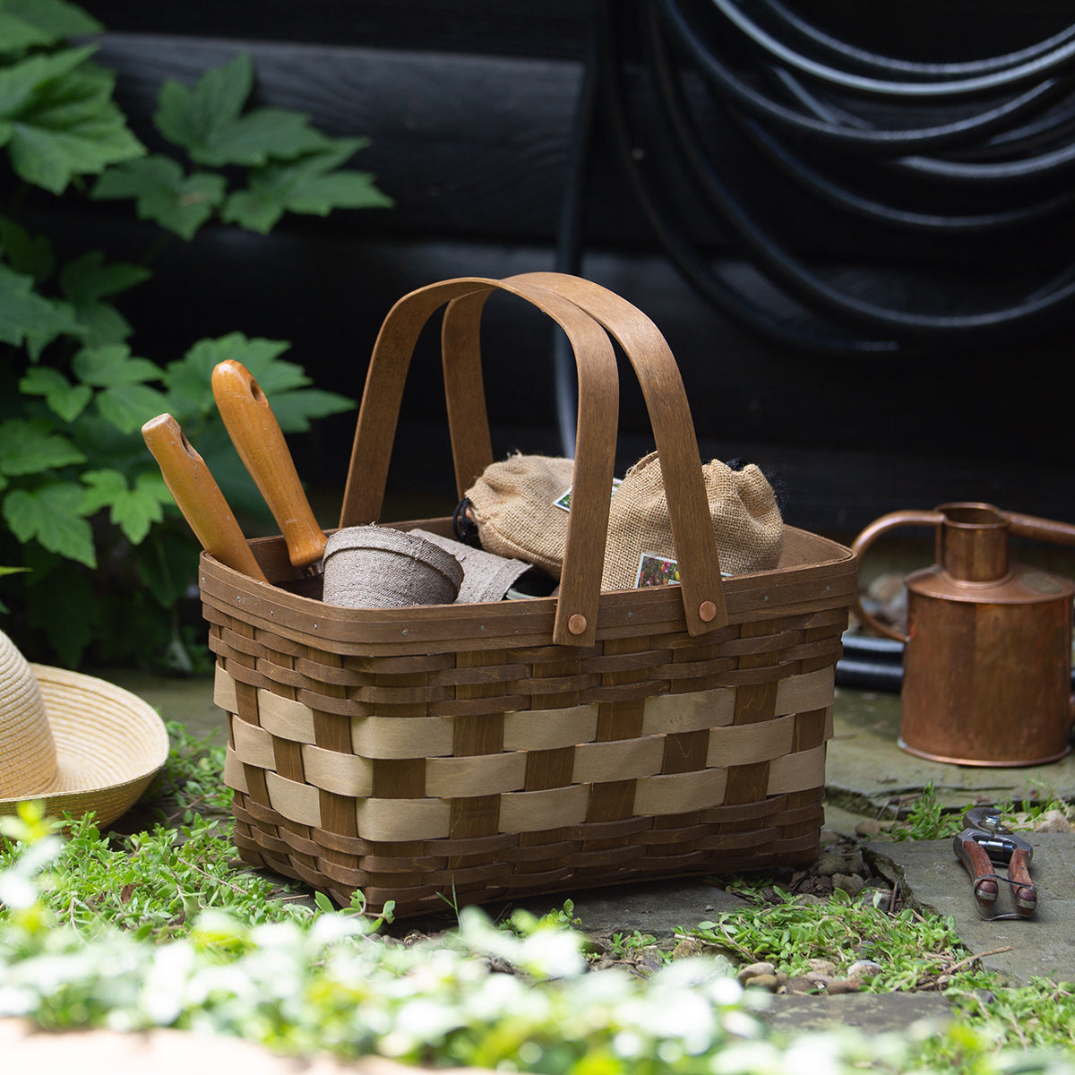 ロンガバーガー Longaberger large desktopbasket ロンガバーガー