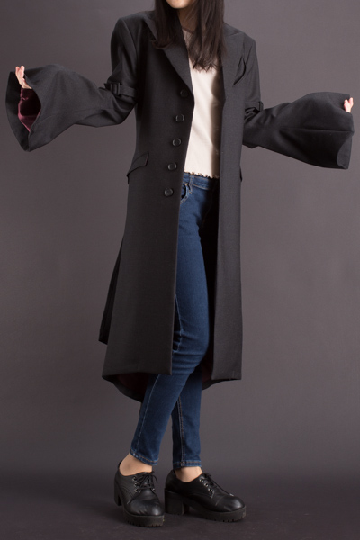 ロングコートの上野屋で着丈130センチのコートを買ったよレポ - 呉樹が