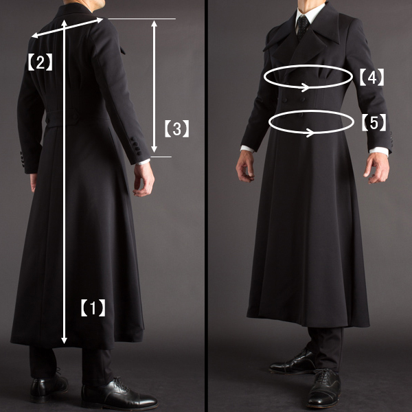 フレアコート タイトモデル｜メンズだけでなくレディース用にも