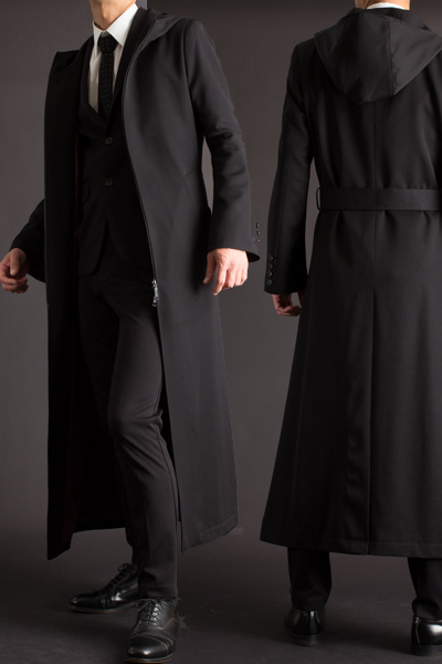 フード付きロングコート｜着丈135cm 【 通販 | 販売 | ロングコートの