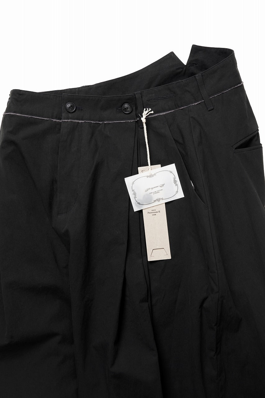 Professor.E DUTCH OVERSIZED PANTS (BLACK)の商品ページ