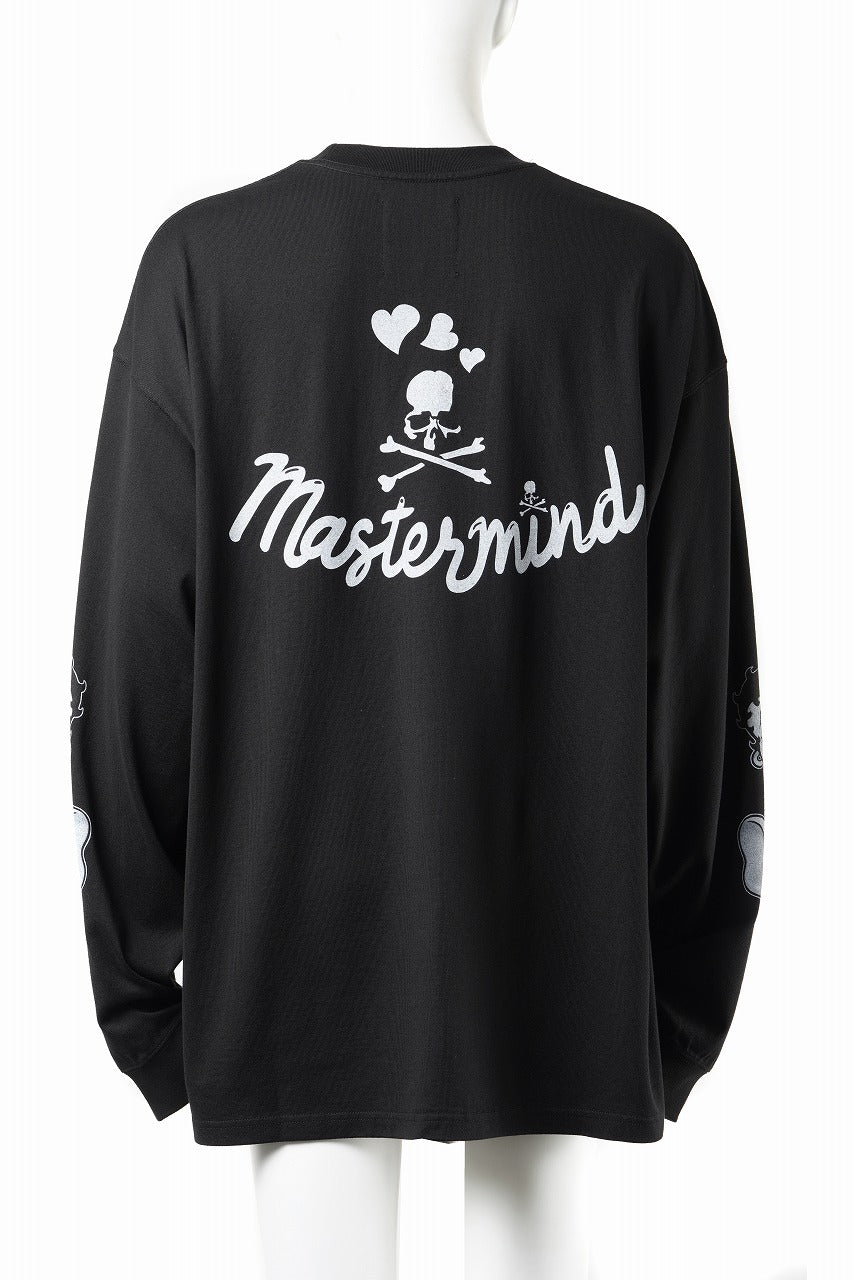 MASTERMIND WORLD x BETTY BOOP™︎ L/S TEE / BOXY FIT (MONOCHROME)の