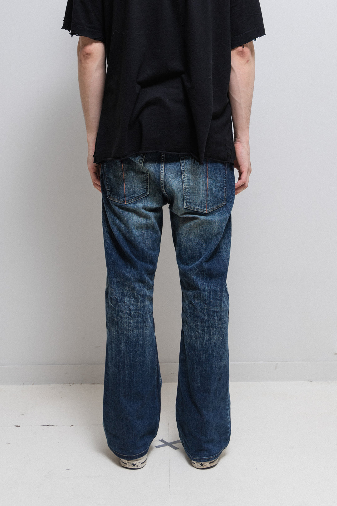 L.G.B - Lazy wolf wide flared jeans – L'OBSCUR