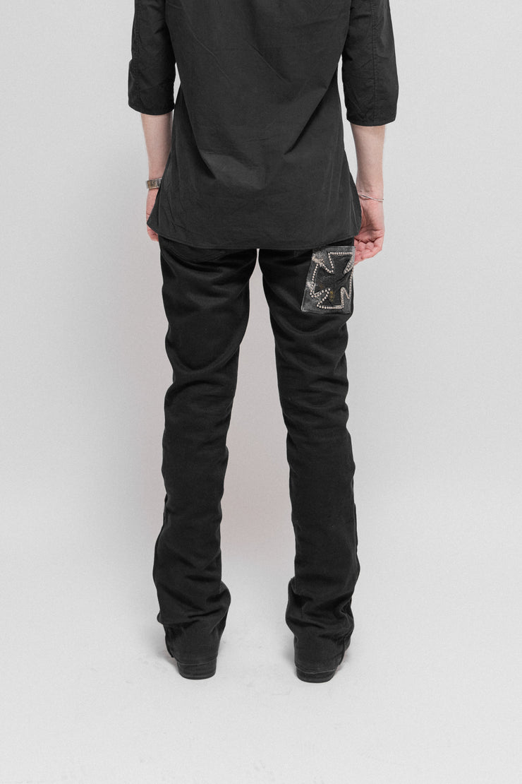 YASUYUKI ISHII - Flared cotton pants with a 