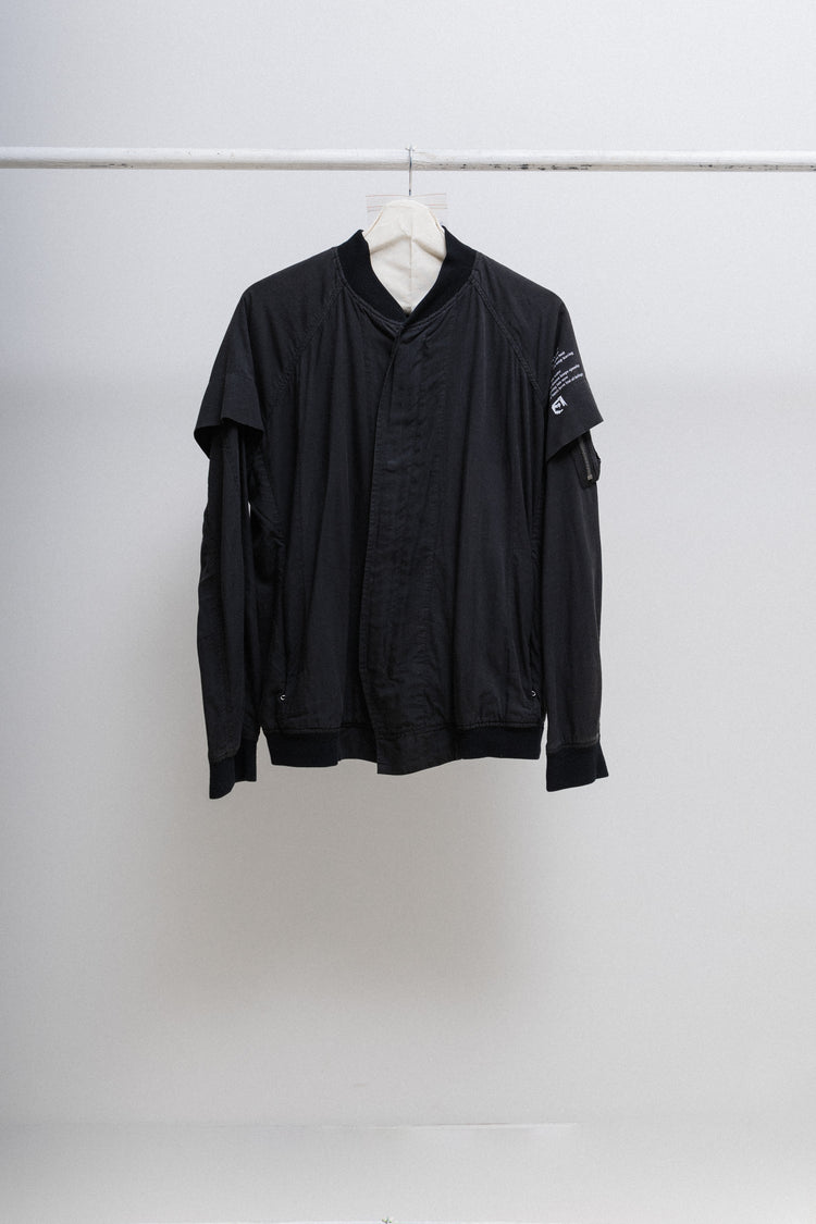 JULIUS 7 - SS17 « Knives » Lightweight printed bomber jacket – L