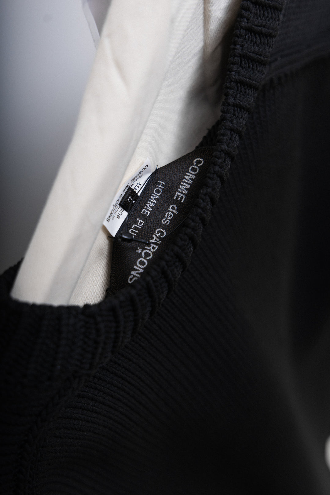 COMME DES GARÇONS HOMME PLUS - FW23 Thick sweater with wide