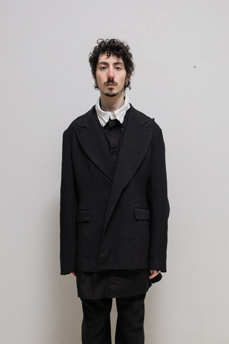 COMME DES GARCONS HOMME PLUS - SS21 Polyester jacket with pointy