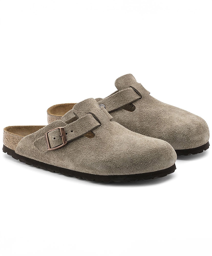 Boston - Suede Leather (Narrow Fit)(35 Taupe/トープ): BIRKENSTOCK