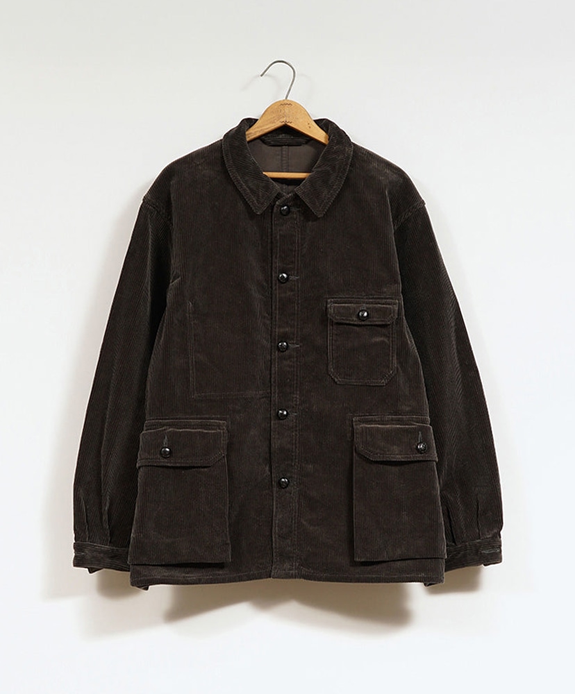 French Work Jacket - 8W Corduroy(46(MEN) Charcoal Gray/チャコール