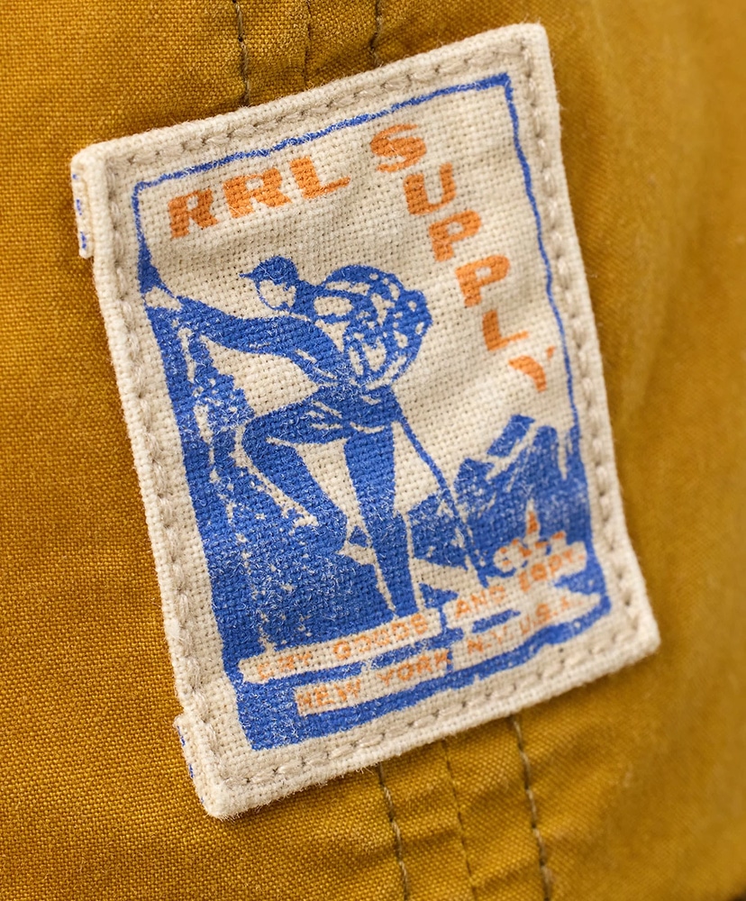 Corduroy-Bill Oilcloth Ball Cap(ONE Mustard/マスタード): RRL