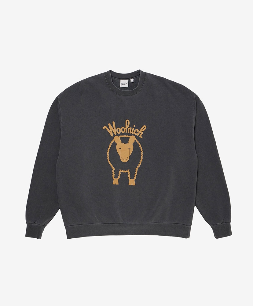 Sheep Sweatshirt(S(MEN) Charcoal/チャコール): WOOLRICH OUTDOOR LABEL