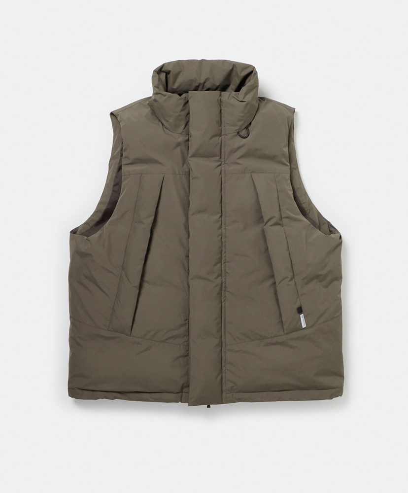 WINDSTOPPER Field Down Vest(L(MEN) Brown Khaki/ブラウンカーキ