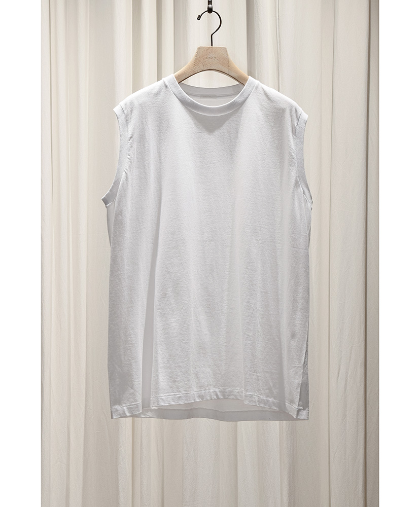 コットンジャージ ノースリーブ(2(MEN) Black/ブラック): COMOLI