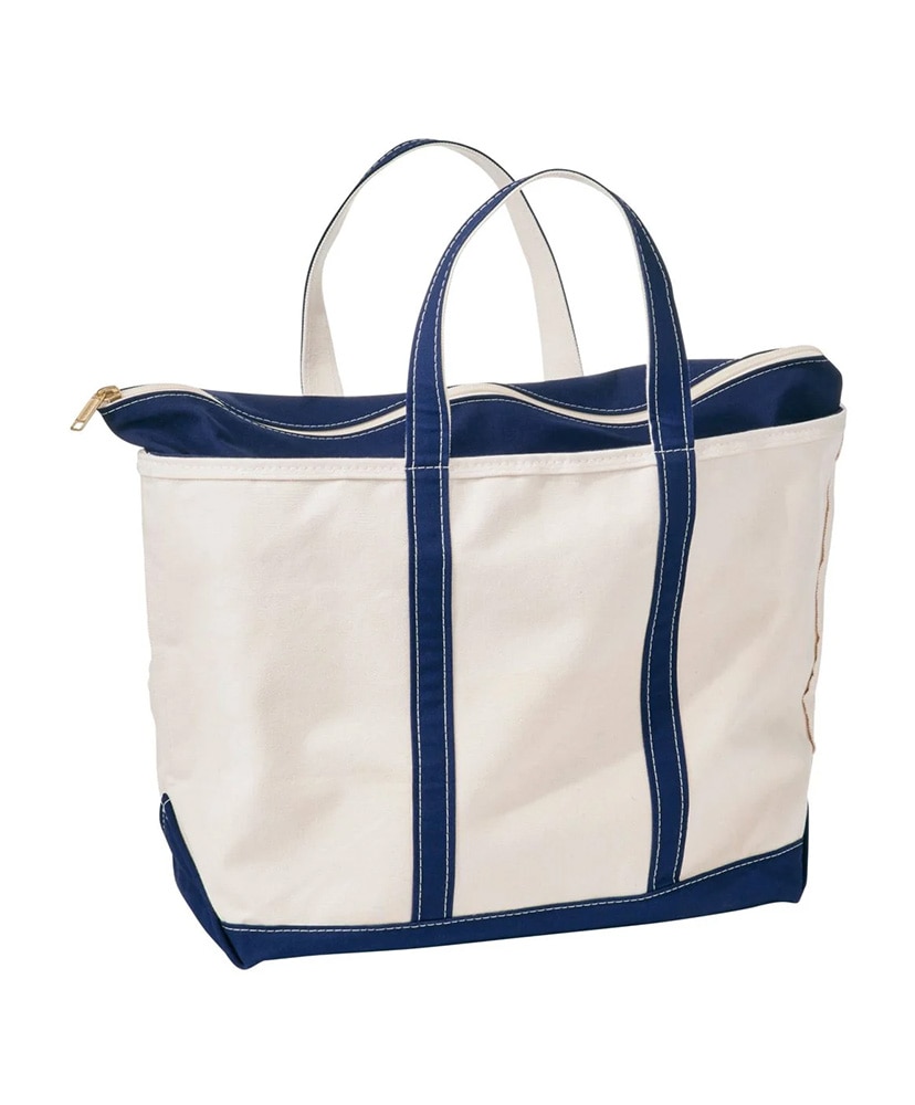 Boat and Tote, Zip-Top Large(Regular Blue Trim/ブルートリム): L.L.Bean