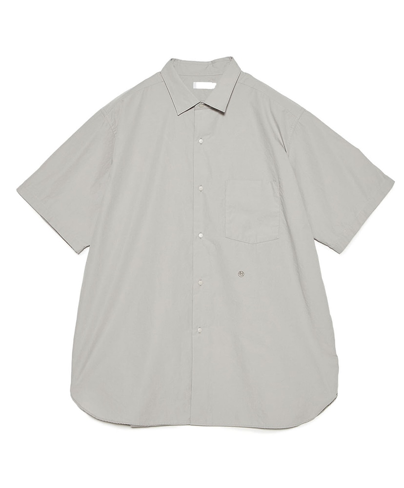 Regular Collar Wind S/S Shirt(L(MEN) SX/サックス): nanamica