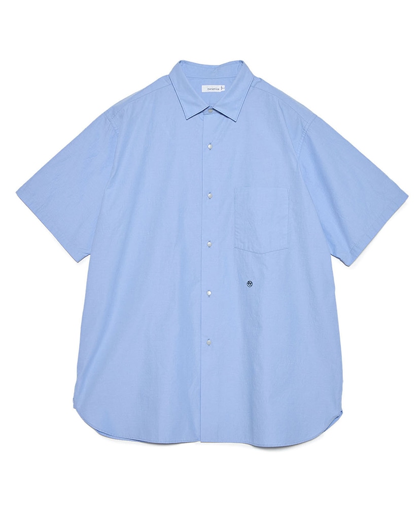 Regular Collar Wind S/S Shirt(0(WOMEN) SX/サックス): nanamica