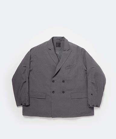 Tech Double-Breasted Jacket(L(MEN) Charcoal/チャコール): DAIWA PIER39