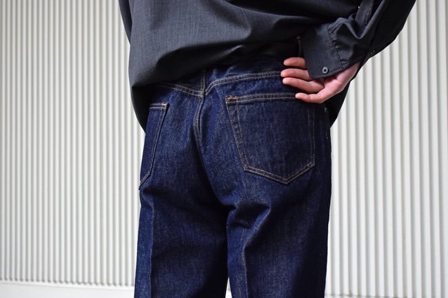 AURALEE[オーラリー] 23SS Hard Twist Denim 5P Pants [Indigo]