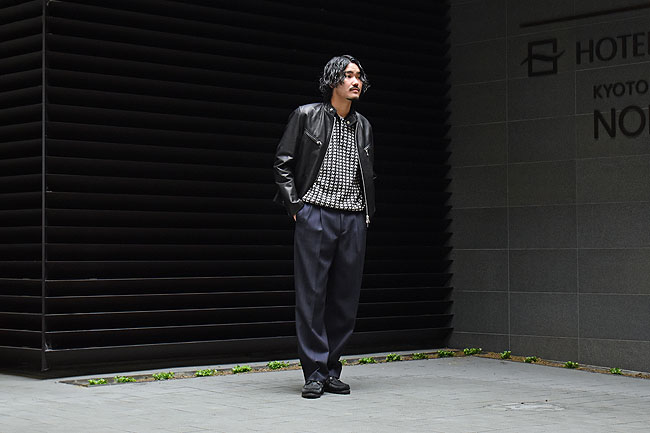 AURALEE[オーラリー] 23SS Hard Twist Wool Panama Stripe Slacks