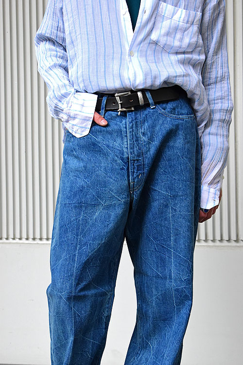 AURALEE[オーラリー] 23SS Selvedge Faded Light Denim Pants