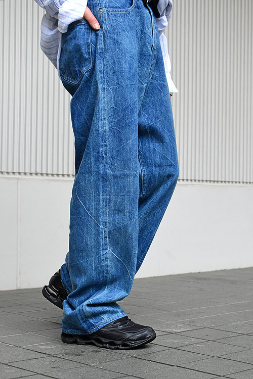 AURALEE[オーラリー] 23SS Selvedge Faded Light Denim Pants