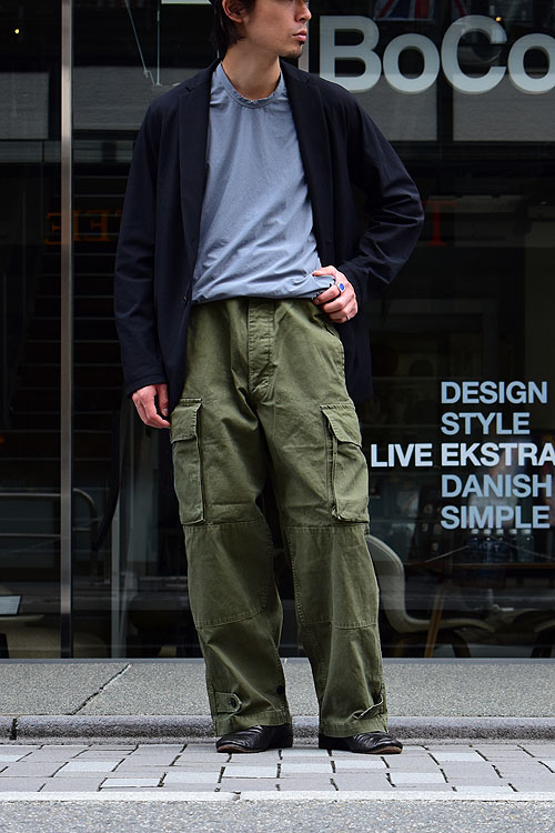 OUTIL[ウティ] 23AW Pantalon Blesle [Olive]