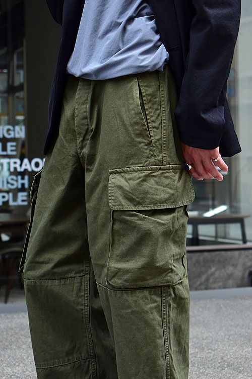 OUTIL[ウティ] 23AW Pantalon Blesle [Olive]