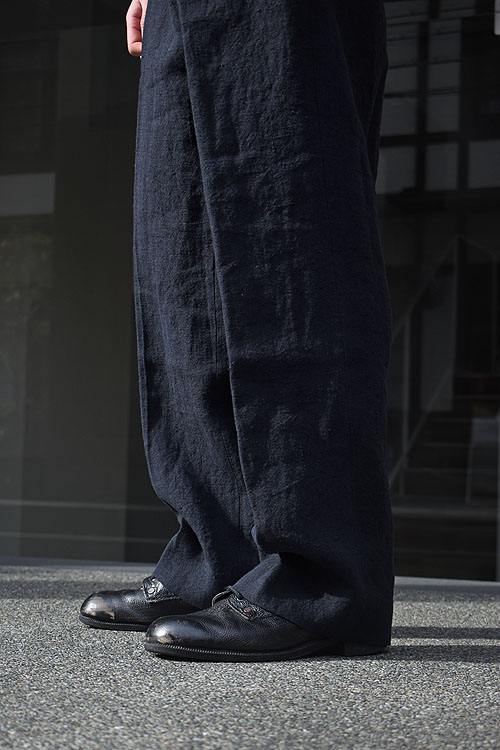 AURALEE[オーラリー] Linen Silk Tweed Slacks [Dark Navy]