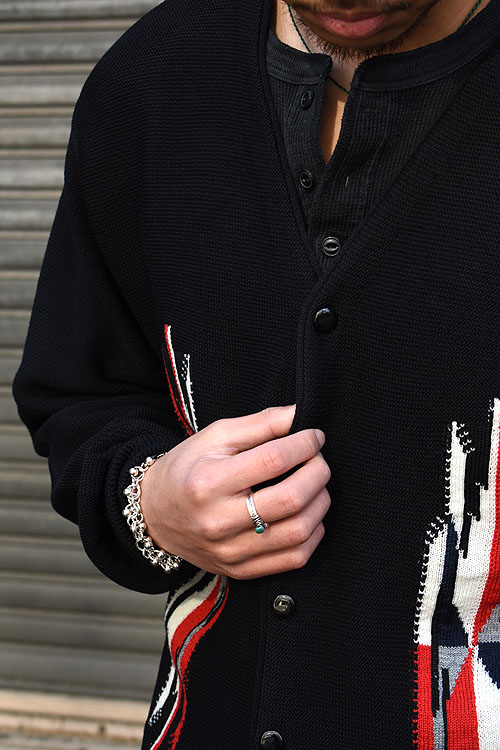 NEEDLES[ニードルズ] 24SS V Neck Cardigan - Chimayo [BRN/BRN]