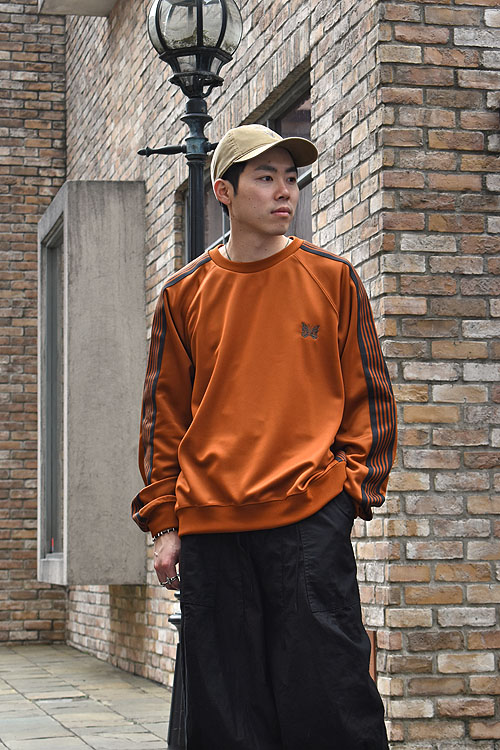 NEEDLES[ニードルズ] Track Jacket & Track Crew Neck Shirt - Poly Smooth