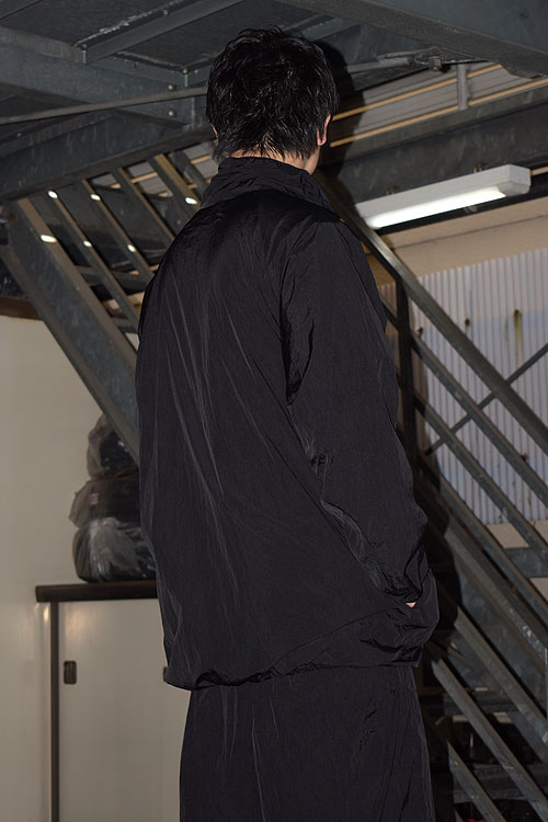 ATON[エイトン] 24AW HAND DYED NYLON CYCLING JKT & OVER PANTS [BLK/BRN]