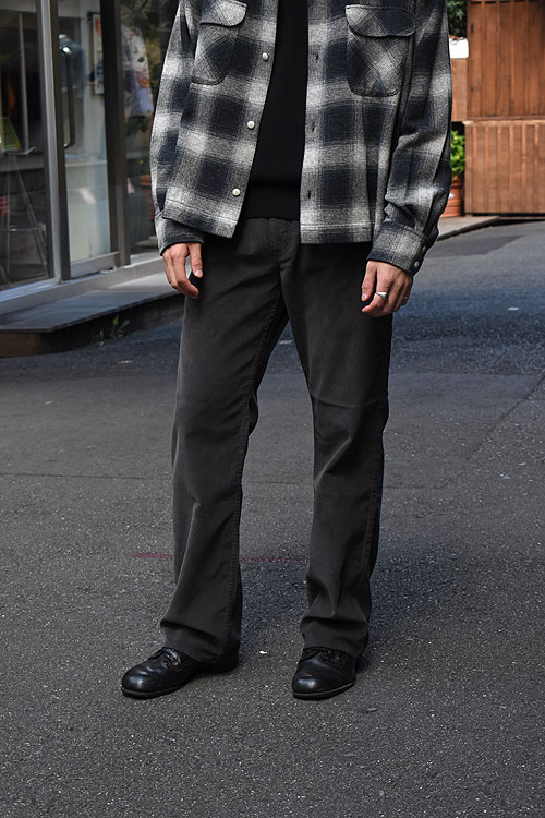 orSlow-SHOE CUT JEANS CORDUROY (GRY / BEG)