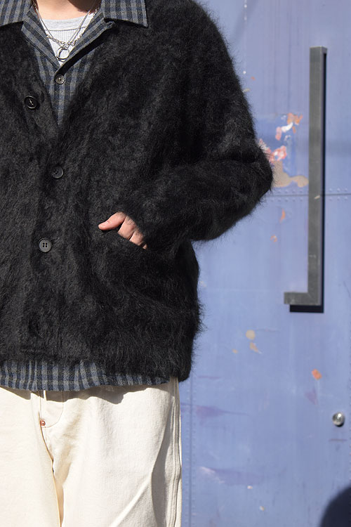 BODHI 24AW-MOHAIR CARDIGAN [ONYX BLACK]