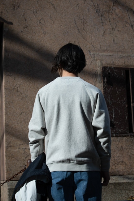 BATONER[バトナー] Men Jumberca Urake Crew Neck