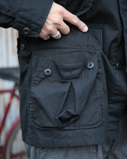 BONCOURA Fatigues Jacket Poplin [Black]