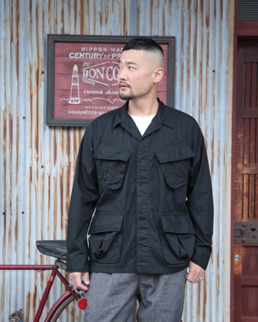 BONCOURA Fatigues Jacket Poplin [Black]