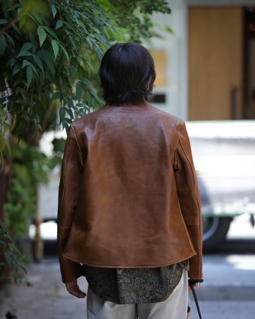 BRU NA BOINNE リアルシュリンクアランジャケット [チョコブラウン]