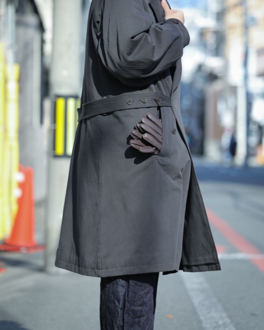 MAATEE&SONS OVER COAT [グレーシャンブレー]