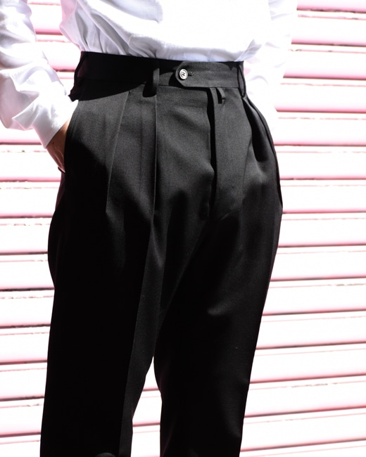 NEAT ウールギャバ スラックス サイズ48 SBS様用 NEAT ウールギャバ