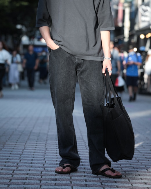 CIOTA ブラックスビンコットン13.5ozストレートデニム