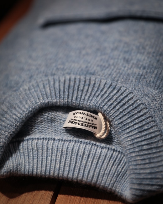 MAATEE&SONS 裏カシミヤ ひょっとこP/O SWEATER