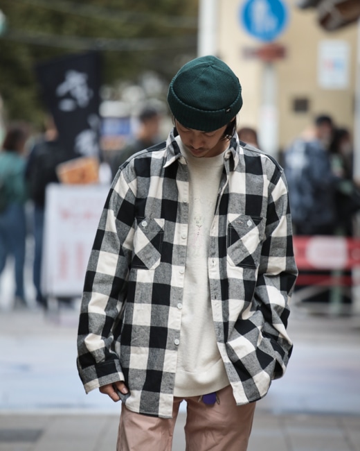 BONCOURA フランネルワークシャツ