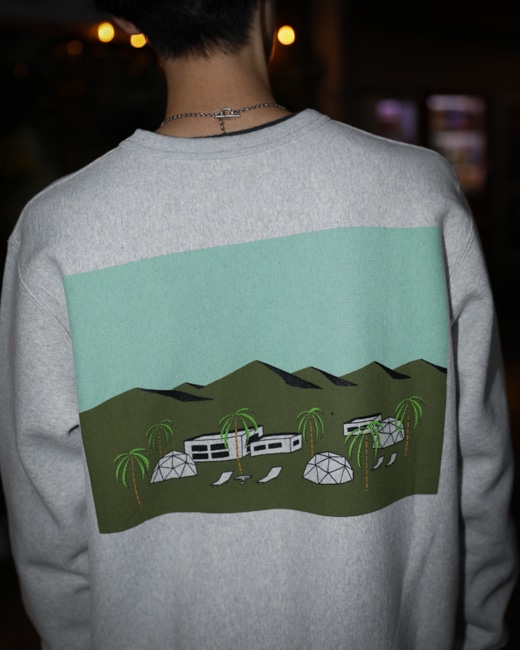 TACOMA FUJI RECORDS DAY OFF Sweatshirt [Oatmeal]