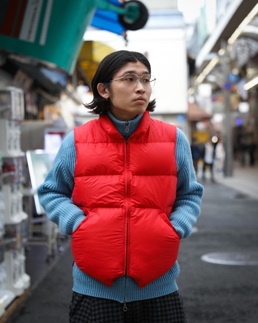 Crescent Down Works North By North West Vest [Red(Streak Free)]