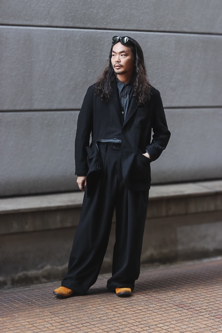 ENGINEERED GARMENTS [Zip Jacket -Solid Poly Wool Flannel-]