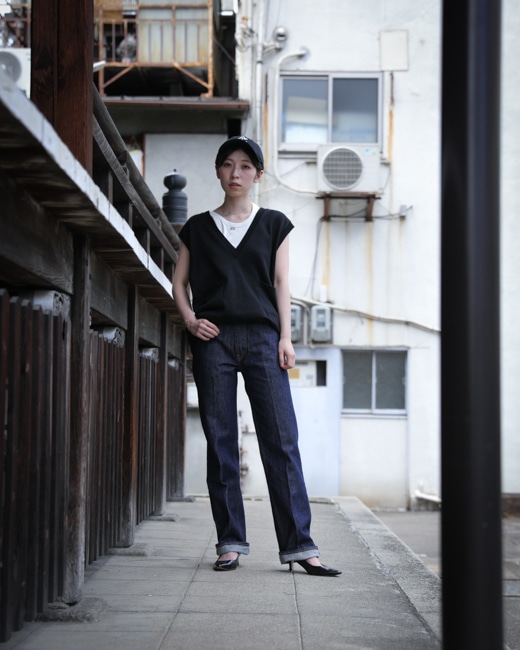 AURALEE Hard Twist Denim 5P Pants [Indigo]