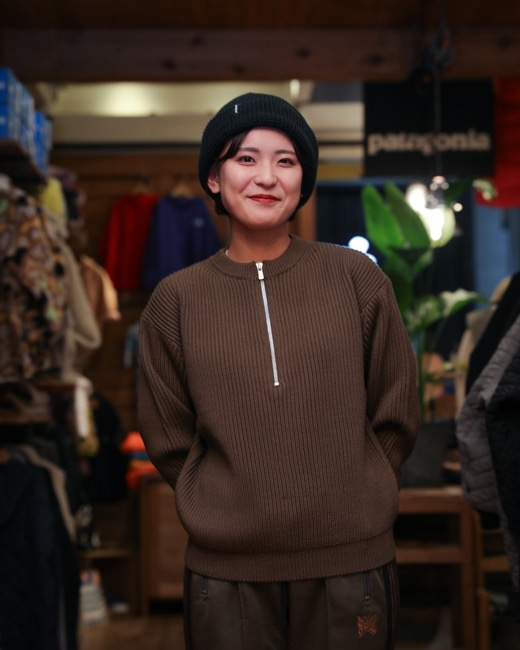 BATONER 別注 Signature Crew Zip [Olive]