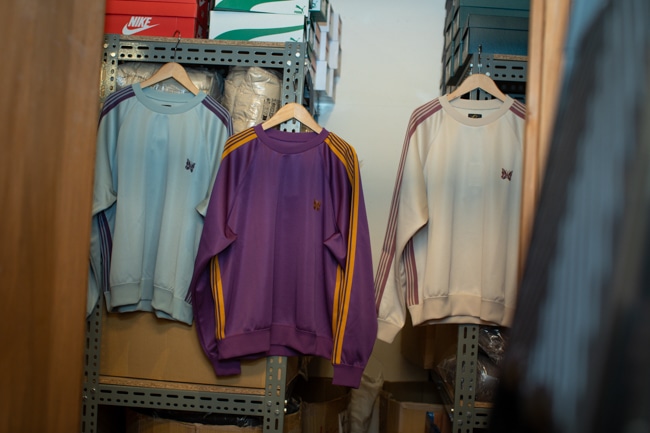 NEEDLES Track Crew Neck Shirt(Poly Smooth) [2025SS]